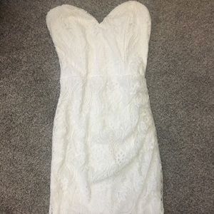 Lulu's Dresses - Lace White Dress Lulu's Dresses - Lace White Dress